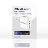 Oplader QOLTEC 51828 140W GaN 3×USB‑C PD + 1×USB‑A QC 3.0 – multiport-snellader