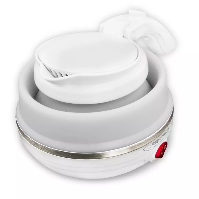 Elektrische waterkoker ESPERANZA EKK023 — 0,5 l, 750 W, wit, rvs en kunststof