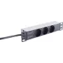Stekkerdoos ShiverPeaks BASIC-S 10 inch 3-voudig 1U zwart