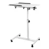 Maclean mobiele bureau-/laptopstandaard, wit, hoogteverstelling 59-89 cm, max. 30 kg, MC-121 W