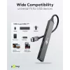 Goobay Slim 5-poorts USB-hub, USB-C™ naar USB-C™/USB-A, USB 3.2 (74460)