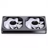 Jonsbo ZB-240BR 120mm Reverse Blade ARGB PWM 2-pack behuizingsventilatoren - zwart