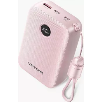 Draagbare powerbank Vention FKBP0-C 20000 mAh — externe accu met 2x USB-C en 1x USB-A uitgangen