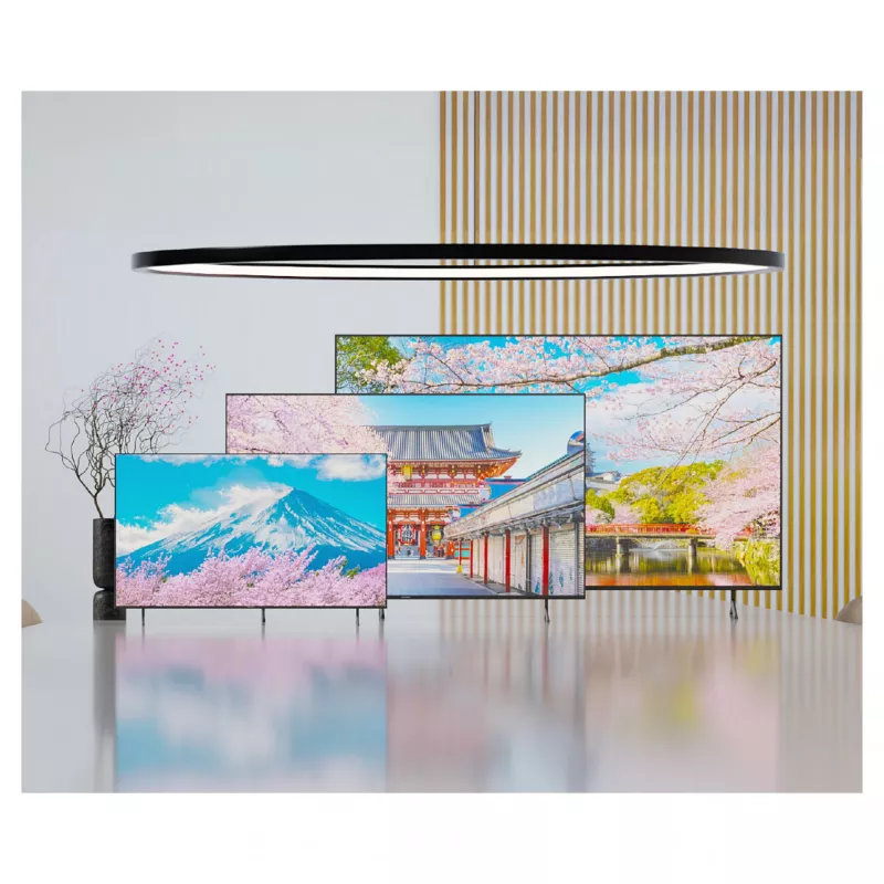 109,2cm/43 (3840x2160) JAPANNEXT JN-IPS430UHD60F 16:9 IPS 60Hz HDMI USB WLAN luidspreker zwart