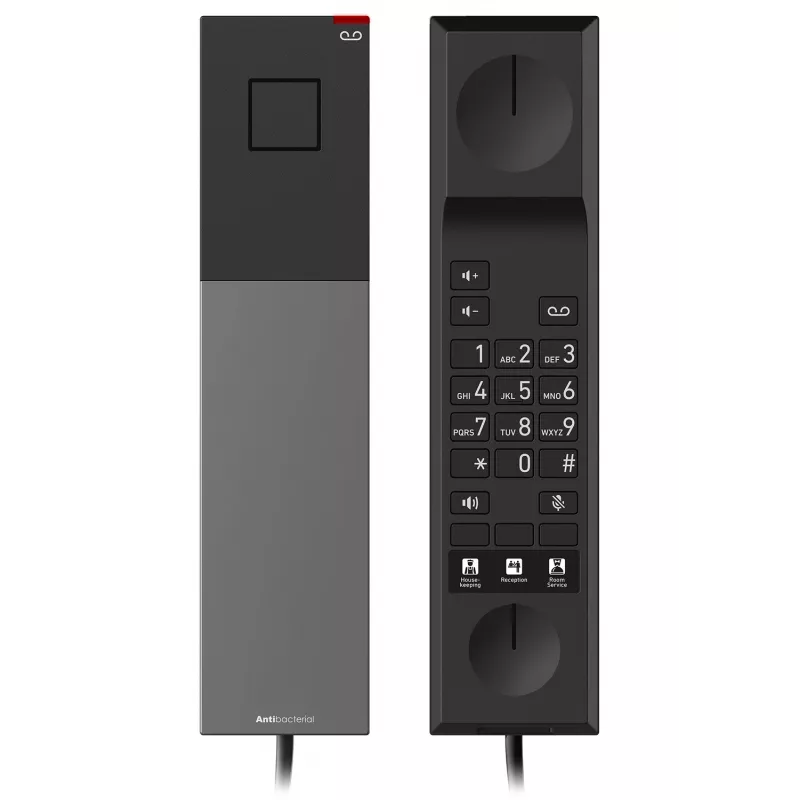 Snom HD300 - telefoon met snoer - Gun Metal Black