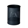 Afvalemmer Durable 331058 15 L rond metaal antraciet