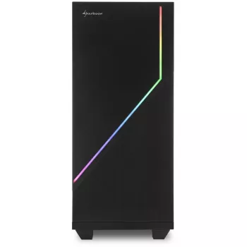Sharkoon RGB FLOW midi tower ATX zonder voeding USB/audio