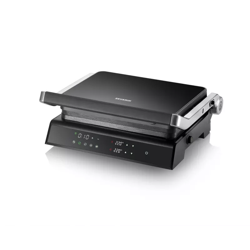 Contactgrill Severin KG 2399 zwart roestvrijstaal 1800 W