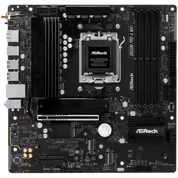 Moederbord ASRock B850M Pro-A WiFi micro ATX – AMD B850, socket AM5, DDR5, 4x DIMM, 256 GB, Wi-Fi, 2,5-Gb-LAN