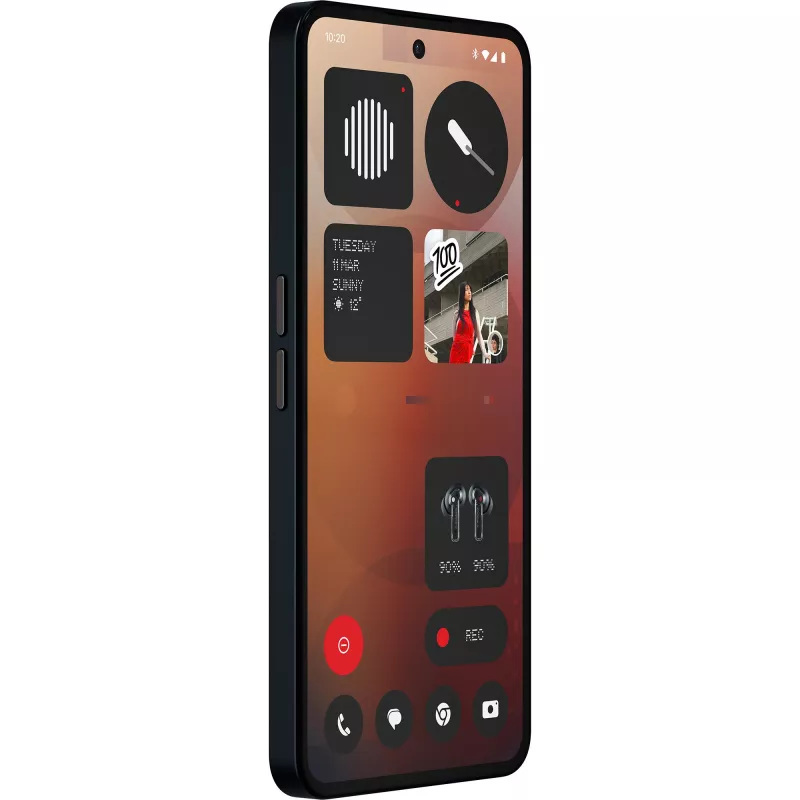 Nothing Phone (3a) 17,2 cm (6,77 inch) Dual SIM Android 15 5G USB Type-C 8 GB 128 GB 5000 mAh zwart