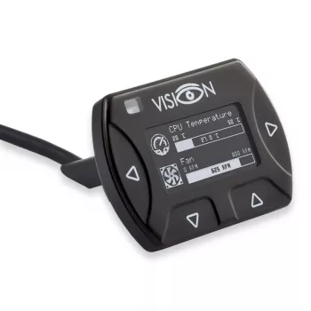Aqua Computer VISION Touch met externe USB-kabel, IR, temperatuurmeting