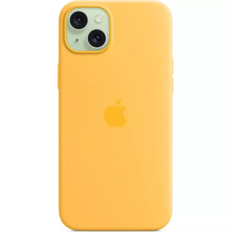 Apple iPhone 15 Plus siliconen hoesje met MagSafe, Sunshine, MWNF3ZM/A