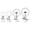 Ring-led-lamp Puluz met verstelbaar statief PU391