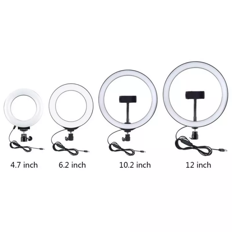 Ring-led-lamp Puluz met verstelbaar statief PU391