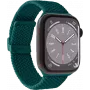 Puro Loop band - gevlochten armband voor Apple Watch 42/44/45/49 mm (groen)