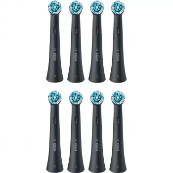 Vervangende tandenborstelkoppen Oral-B IOUR8BK 8-pack, zwart