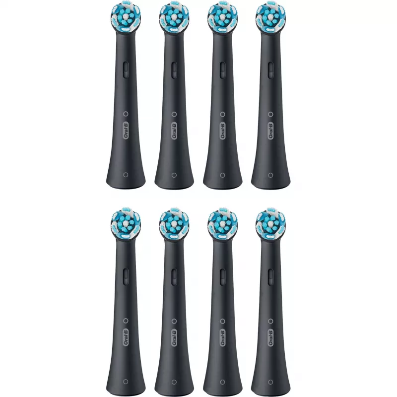 Vervangende tandenborstelkoppen Oral-B IOUR8BK 8-pack, zwart