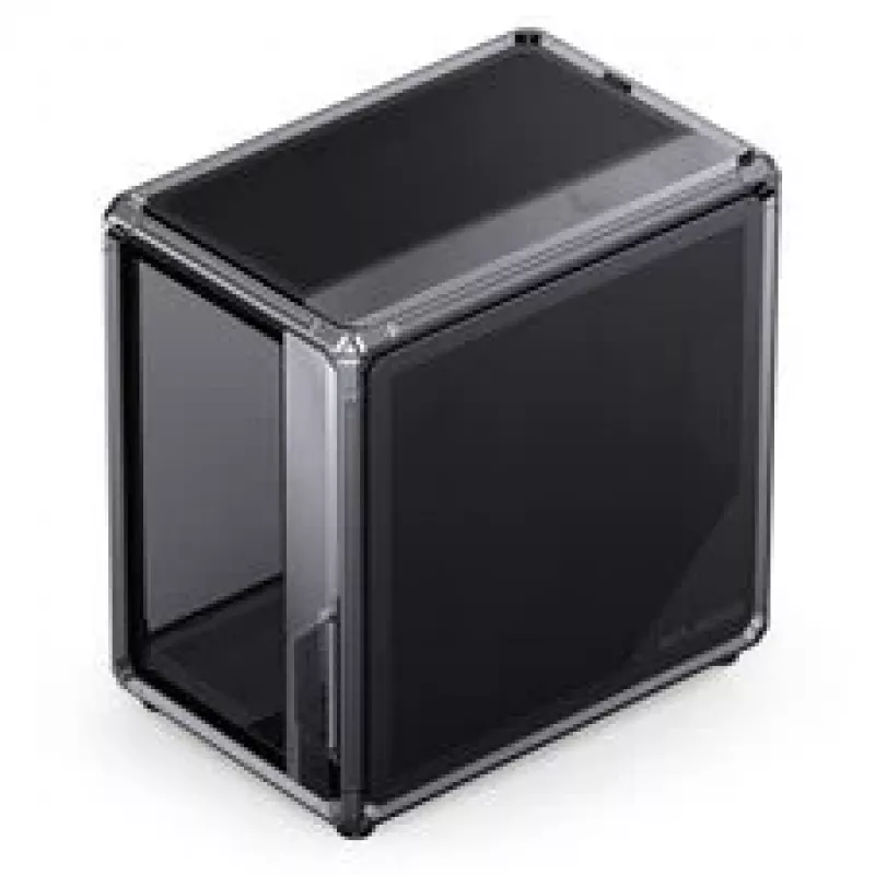 Pc-behuizing Jonsbo X400, midi-tower ATX, gehard glazen zijpaneel, grijs