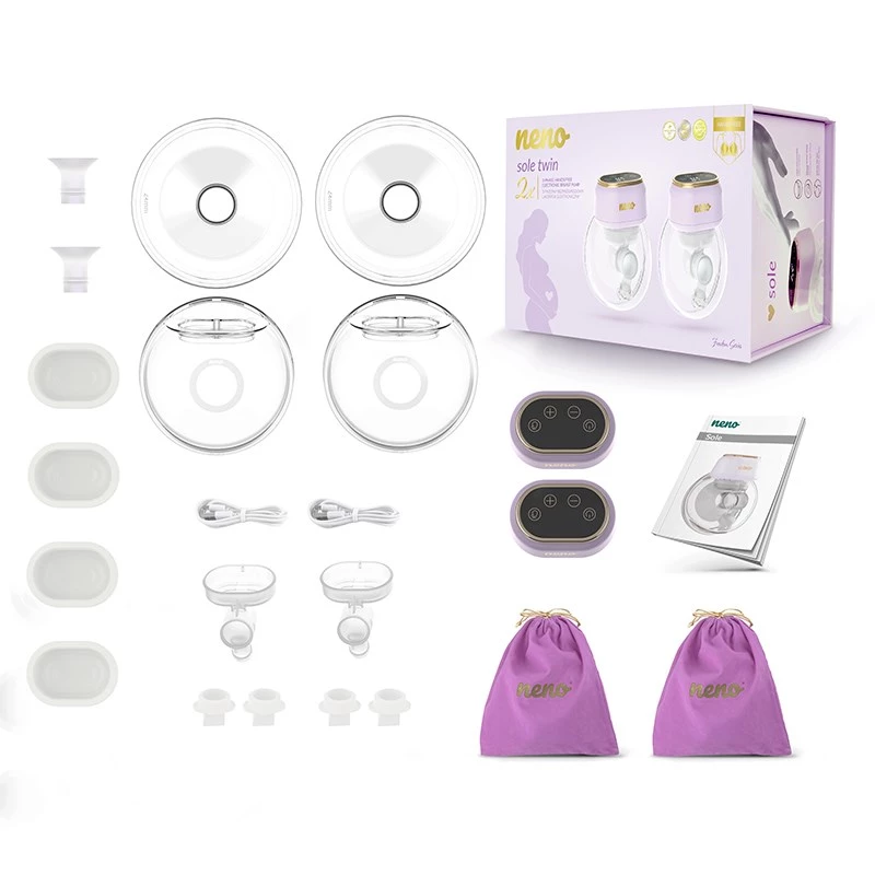 Neno Sole Twin - driefasige draadloze premium elektrische borstkolf