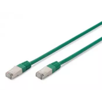 Netwerkkabel Digitus CAT 5e SF/UTP RJ-45 0,5 m groen