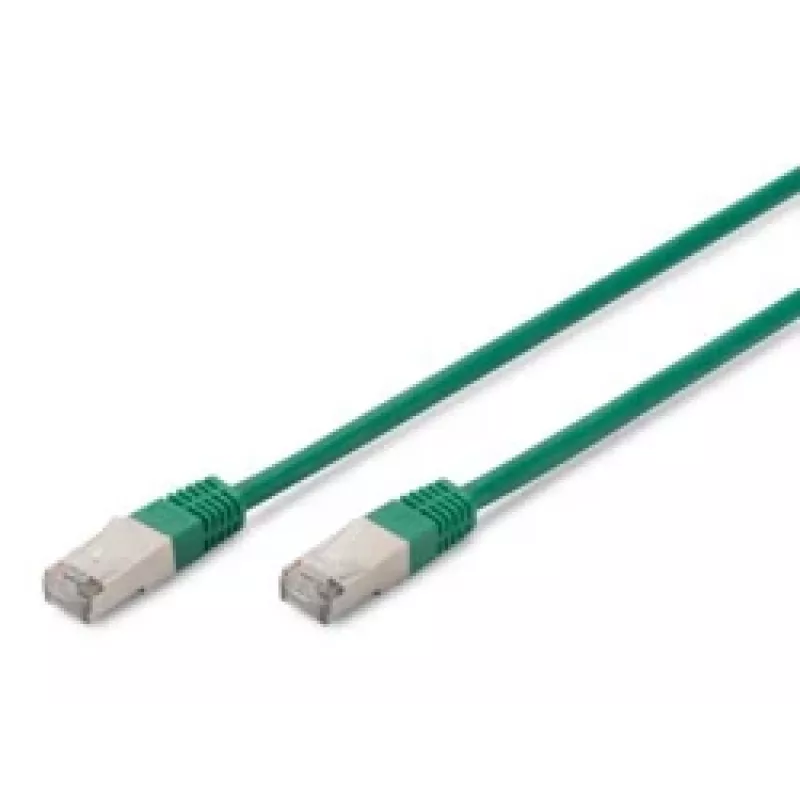 Netwerkkabel Digitus CAT 5e SF/UTP RJ-45 0,5 m groen