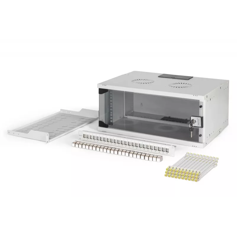 Digitus SOHO Pro netwerkset, 483 mm (19) – 4HE, 540 x 400 mm (b x d)