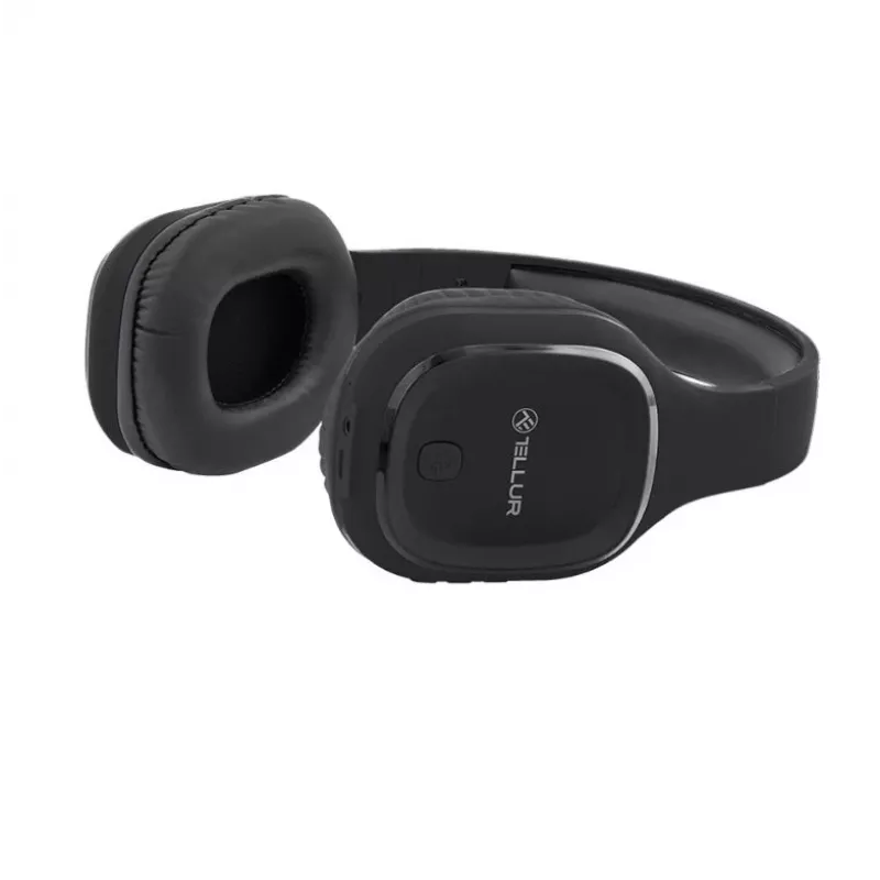 Hoofdtelefoon Tellur Bluetooth over-ear-hoofdtelefoon Pulse zwart