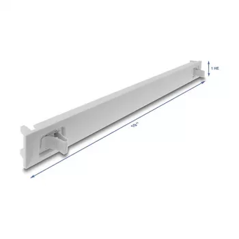 Blindplaat DELOCK 67274 — ABS grijs rack-accessoire, 1 stuk