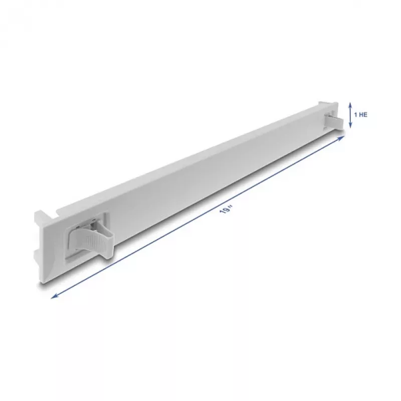 Blindplaat DELOCK 67274 — ABS grijs rack-accessoire, 1 stuk