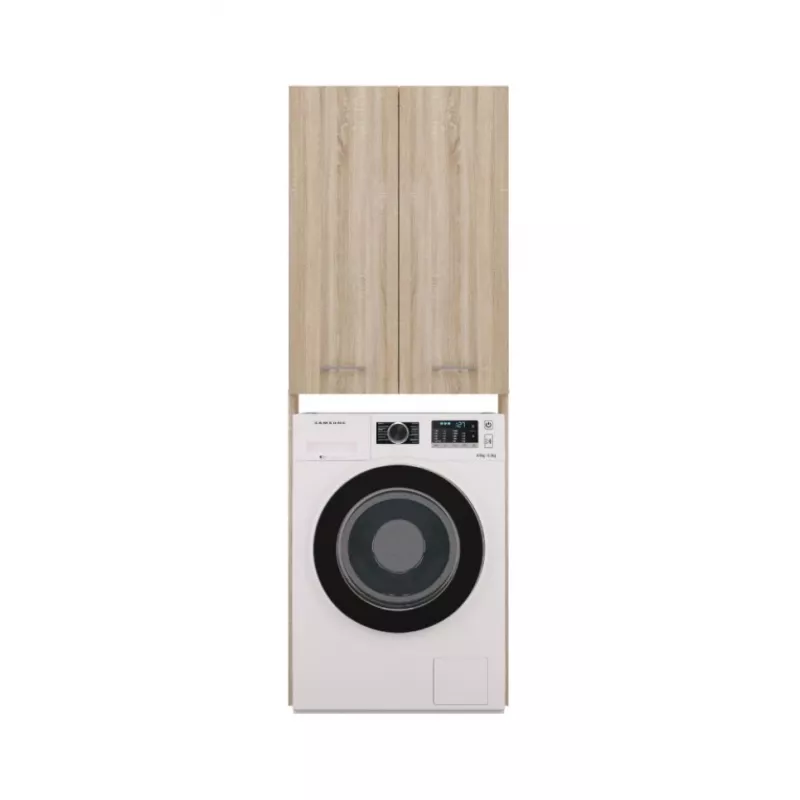 Badkamerwandkast top e shop POLA DD SONOMA, eiken frame, wandmontage, 4 planken
