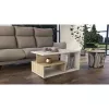 Topeshop PRIMA SON MIX salontafel / bijzettafel / eindtafel, salontafel, vrij gevormd, 1 poot