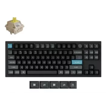 Mechanisch toetsenbord Keychron Q3 Ultra 8K — 80% QWERTY, bekabeld & Bluetooth, RGB, zwart