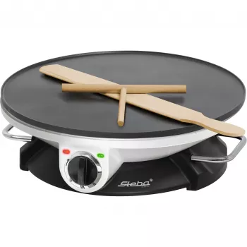 Steba CR 32 - Crêpeplaat - 1,2 kW - Zwart/Wit