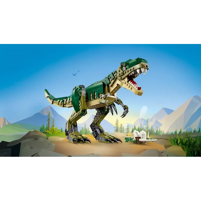 Constructiespeelgoed LEGO Creator 3-in-1 T.Rex bouwpakket, 626 onderdelen, 150 mm hoogte, leeftijd 9+