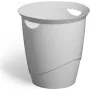 Prullenbak rond kunststof grijs Durable 776010