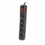 Stekkerdoos ARMAC R5 — 5 stopcontacten, 5 m kabel, zwart