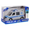 Mechanisch speelgoed Madej model 075007 — politie met geluid, opwindmechanisme