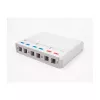 DeLOCK 67052 keystone-opbouwbehuizing voor glasvezelmodules, 6-poorts, wit