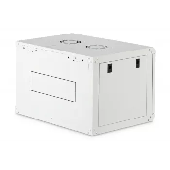 Wandgemonteerde 19-inch rackbehuizing DIGITUS Dynamic-N DN-37100, 7U, 600x450 mm (BxD), IP20, lichtgrijs, ongemonteerd