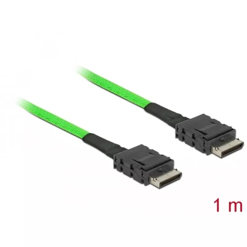DeLOCK 85214 SAS-kabel 1 m zwart SFF-8611 SFF-8611