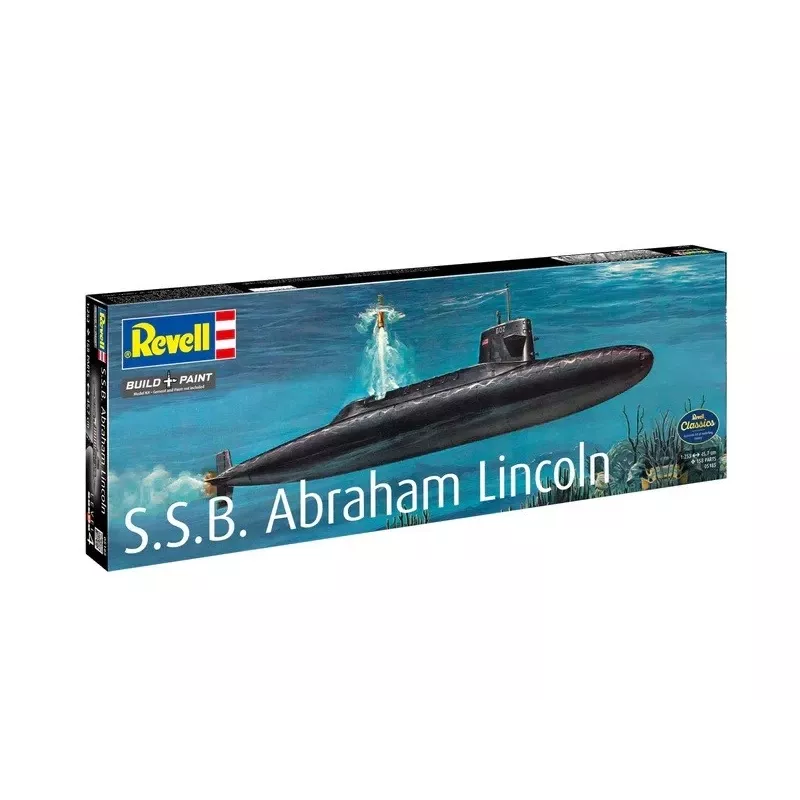 Kunststof modelschip REVELL S.S.B. Abraham Lincoln 1/253 schaal bouwpakket