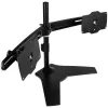 SilverStone SST-ARM23BS-L - dual-monitorarm - zwart