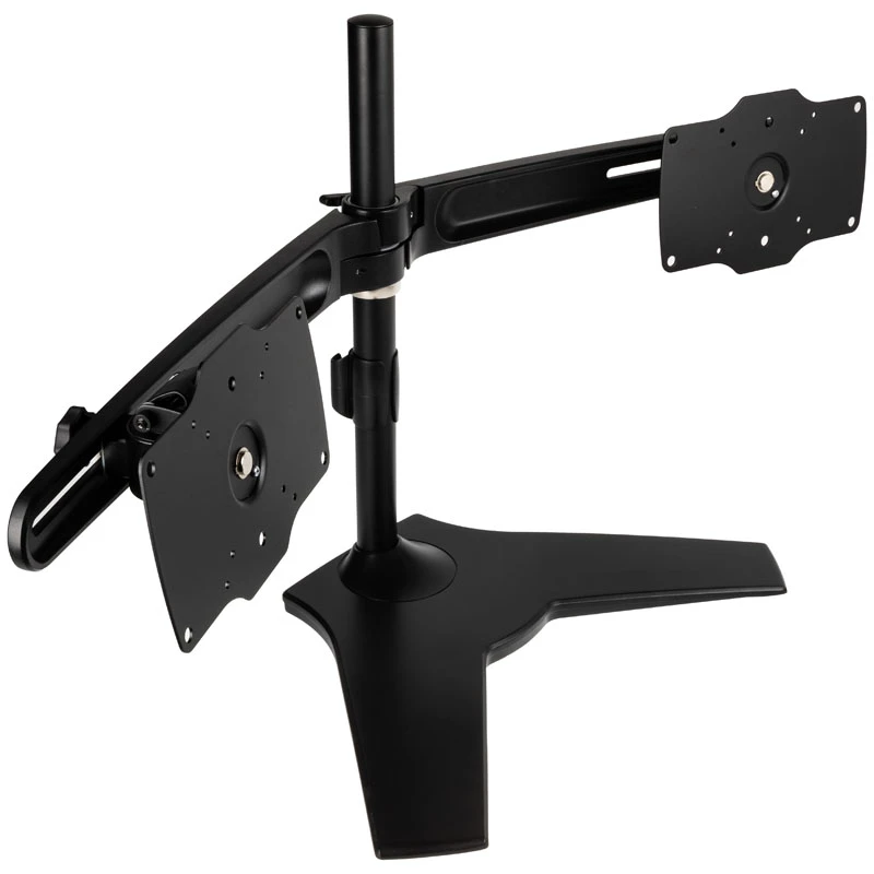SilverStone SST-ARM23BS-L - dual-monitorarm - zwart