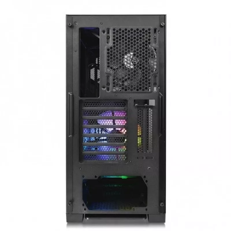 PC-behuizing Thermaltake Commander G32 TG ARGB Midi Tower zwart