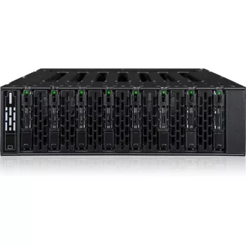 ICY DOCK - MB873MP-B V2 - ToughArmor - 8 bay M.2 NVMe SSD PCIe 4.0 mobile rack behuizing voor externe 5.25 drive bay (8 x OCuLink SFF-8612)