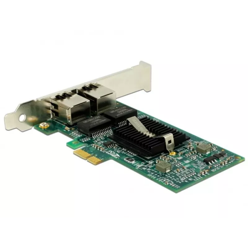 Delock PCIe-kaart 2x Gigabit LAN netwerkadapter