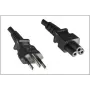 Microconnect PE010818BRAZIL stroomkabel zwart 1,8 m C5-koppeling