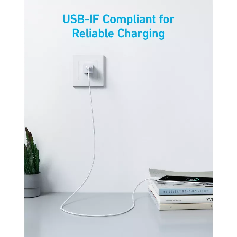 USB-kabel Anker 322 1,8 m USB-A USB-C wit