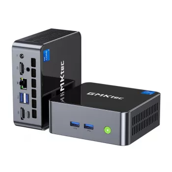 Mini-pc GMKtec NucBox M3 Intel Core i5-12450H, 16 GB DDR4, 512 GB SSD, Windows 11 Pro, zwart