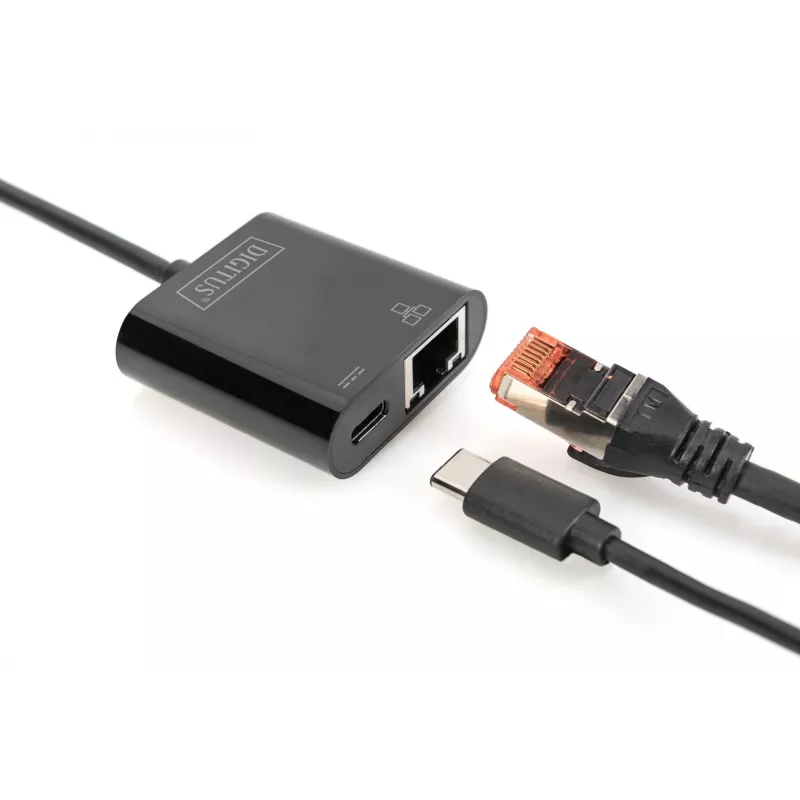 USB Type-C Gigabit Ethernet-adapter Digitus DN-3027